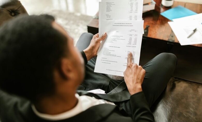 account details overview provided